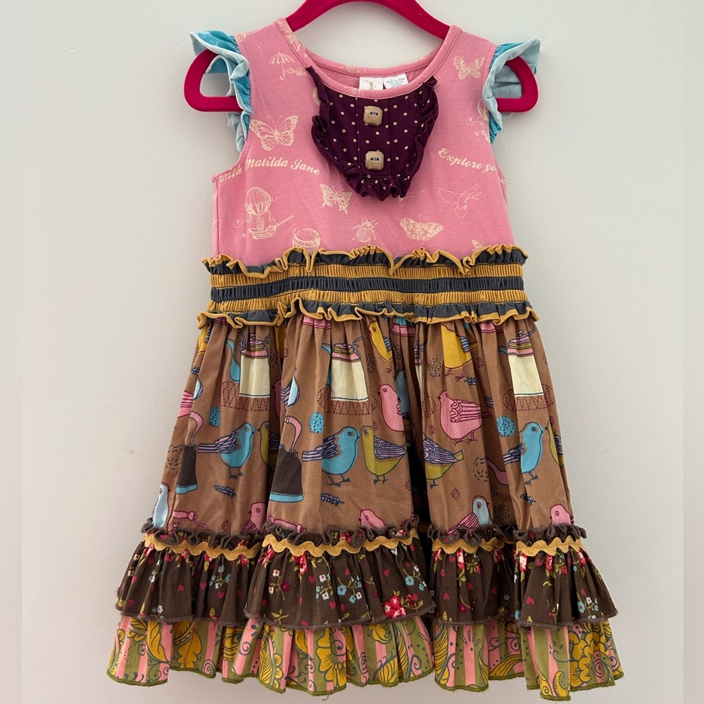 Matilda Jane Dress bird print